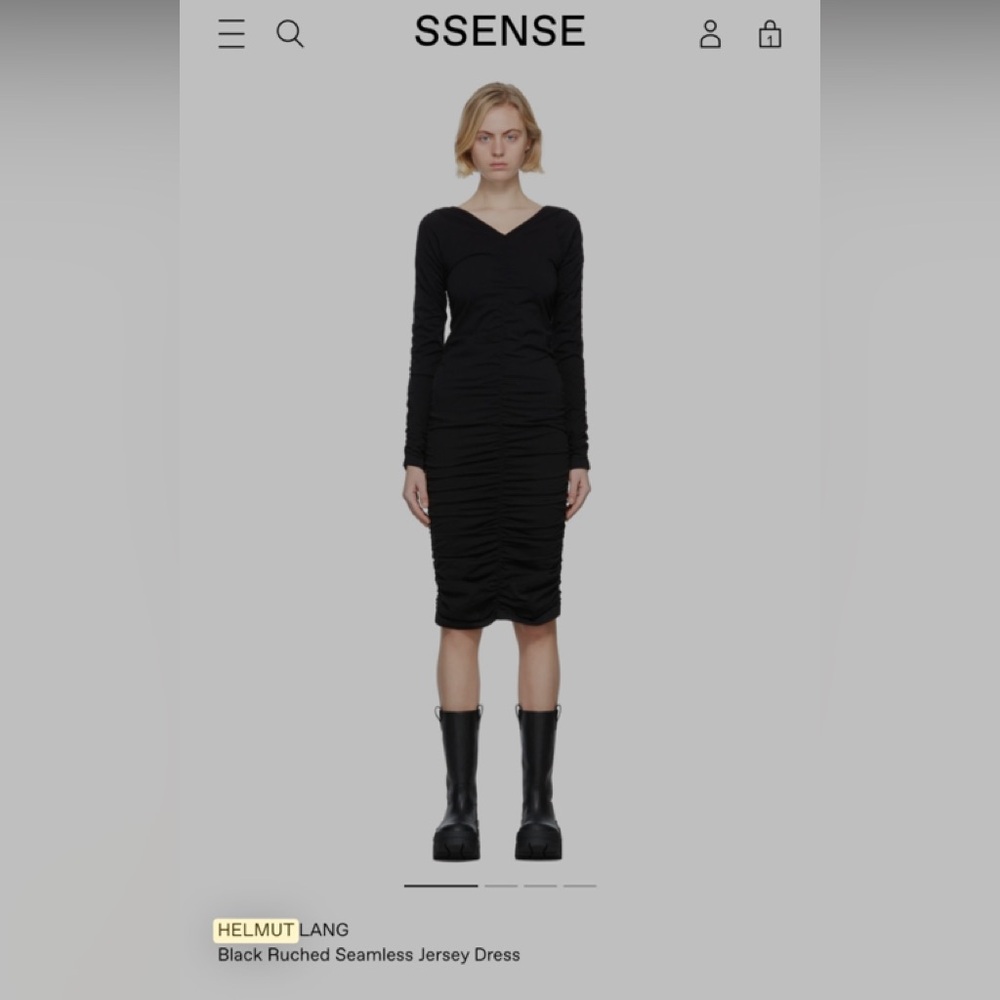 Helmut Lang Jersey Dress